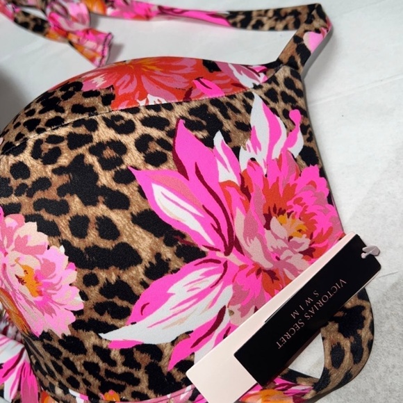 (38C ) VICTORIA'S SECRET Rosarito Push-Up Halter Swim Top - Picture 4 of 8